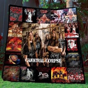 Cannibal Corpse Quilt Blanket  Limited Quilt Blanket